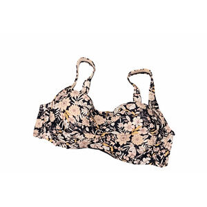 Kona Sol NWOT Floral Boho Swim Top